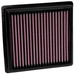 Air Filter Element, Oiled, Cotton Gauze, Red, Panel, 6.88 in. Long, 6.50 in. Wide, 1.16 in. Tall, Lexus, Toyota, 1.5L, 2.0L, Each