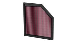 Air Filter Element, Oiled, Cotton Gauze, Red, Panel, 10.06 in. Long, 9.81 in. Wide, 1.44 in. Tall, BMW, 1.5L, 2.0L, Each