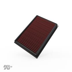 Air Filter Element, Oiled, Cotton Gauze, Red, Panel, 9.00 in. Long, 6.31 in. Wide, 1.19 in. Tall, Buick, 1.4L, 1.6L, 1.7L, 1.8L, Each