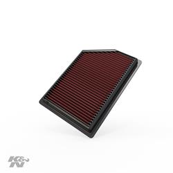 Air Filter Element, Oiled, Cotton Gauze, Red, Panel, 10.56 in. Long, 7.31 in. Wide, 1.13 in. Tall, Jeep, 2.0L, 2.2L, 2.4, 3.2L, Each