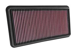 Air Filter Element, Oiled, Cotton Gauze, Red, Panel, 11.94 in. Long, 7.25 in. Wide, 1.00 in. Tall, Chrysler, 2.4, 3.6L, Each