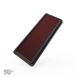 Air Filter Element, Oiled, Cotton Gauze, Red, Panel, 13.56 in. Long, 5.63 in. Wide, 1.13 in. Tall, Abrath, Fiat, Mazda, 1.4L, 1.5L, 2.0L, Each
