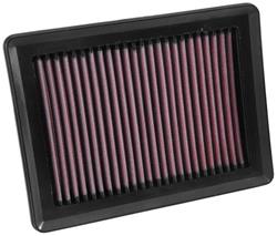 Air Filter Element, Oiled, Cotton Gauze, Red, Panel, 8.00 in. Long, 6.00 in. Wide, 1.12 in. Tall, Chevy, 1.0L, 1.4L, Each