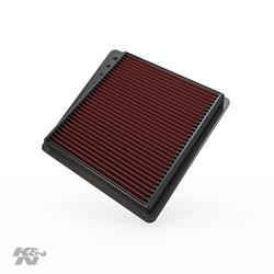 Air Filter Element, Oiled, Cotton Gauze, Red, Panel, 11.38 in. Long, 11.00 in. Wide, 1.50 in. Tall, for Nissan, 5.6L, Each