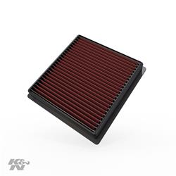 Air Filter Element, Oiled, Cotton Gauze, Red, Panel, 9.13 in. Long, 8.66 in. Wide, 1.56 in. Tall, Subaru, 1.6L, 2.0L, 2.4L, 2.5L, Each