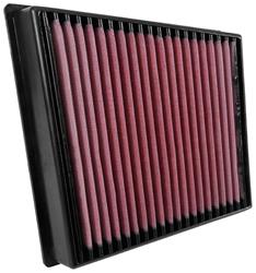 Air Filter Element, Oiled, Cotton Gauze, Red, Panel, 11.03 in. Long, 10.94 in. Wide, 2.25 in. Tall, Chevy, GMC, 6.6L, Each