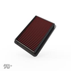 Air Filter Element, Oiled, Cotton Gauze, Red, Panel, 9.50 in. Long, 6.63 in. Wide, 1.50 in. Tall, for Use with Honda®, 2.0L, Each