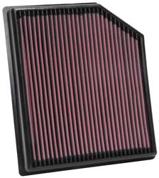 Air Filter Element, Oiled, Cotton Gauze, Red, Panel, 11.06 in. Long, 9.62 in. Wide, 1.62 in. Tall, Dodge, Jeep, 6.2L, Each