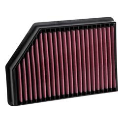 Air Filter Element, Oiled, Cotton Gauze, Red, Panel, 13.63 in. Long, 9.44 in. Wide, 2.25 in. Tall, Chevy, GMC, 6.6L, Each