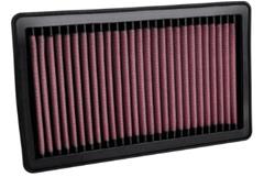 Air Filter Element, Oiled, Cotton Gauze, Red, Panel, 10.88 in. Long, 6.63 in. Wide, 1.44 in. Tall, Jeep, 3.0L, Each