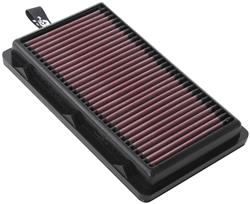 Air Filter Element, Oiled, Cotton Gauze, Red, Panel, 10.88 in. Long, 6.50 in. Wide, 1.50 in. Tall, for Hyundai, for Kia, 1.6L, 2.5L, 3.3L, 3.5L, Each