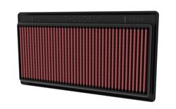 Air Filter Element, Oiled, Cotton Gauze, Red, Panel, 14.81 in. Long, 8.06 in. Wide, 1.13 in. Tall, for use on Acura®, for use on Honda®, 3.5L, Each
