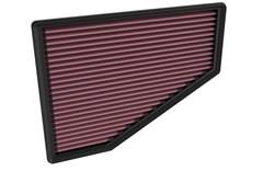 Air Filter Element, Oiled, Cotton Gauze, Red, Panel, 11.81 in. Long, 8.81 in. Wide, 1.50 in. Tall, Jeep, Cherokee, Each