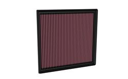 Air Filter Element, Oiled, Cotton Gauze, Red, Panel, Ford, Each