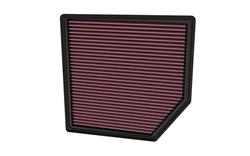 Air Filter Element, Oiled, Cotton Gauze, Red, Panel, 11.38 in. Long, 10.88 in. Wide, 1.5 in. Tall, Chevy, GMC, Each