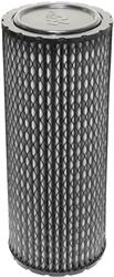 Air Filter Element, Dry, Synthetic Material, White, Round Style, 5.94 in. Inlet, 9.25 in. Diameter, 23.13 in. Long, Each