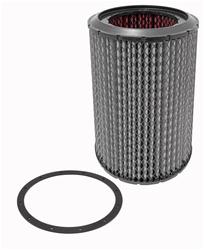 Air Filter Element, Dry, Synthetic Material, Gray, Cylindrical Style, 8.25 in. Inlet, 12.75 in. Diameter, 22.75 in. Long, Each