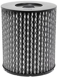 Air Filter Element, Dry, Synthetic Material, White, Round Style, 7 in. Inlet, 12.75 in. Outer Diameter, 15.13 in. Long, Each