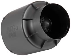Air Intake, Orion Cold Air Intake, Round, Black Case, Oiled, Cotton Gauze, Red, Each