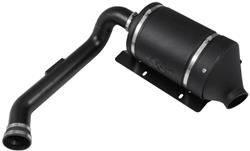 Air Intake, 57 Series FIPK, Aluminum Tube, Black, Stainless, Clamps. Cotton Gauze Filter, Oiled, Red, Polaris, 999cc, Kit