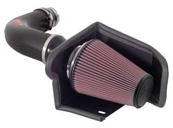 Air Intake, 57 Series FIPK, Polyethylene Tube, Black, Cotton Gauze Filter, Oiled, Red, Ford, Expedition, F150, Lincoln, Navigator, 4.6L, 5.4L, Kit