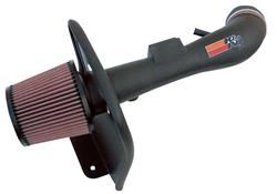 Air Intake, 57 Series FIPK, Polyethylene Tube, Black, Cotton Gauze Filter, Oiled, Red, with Stainless Clamps, Ford, Ranger, Mazda, B4000, 4.0L, Kit