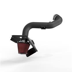 Air Intake, 57 Series FIPK, Polyethylene Tube, Black, Cotton Gauze Filter, Oiled, Red, with Stainless Clamps, Ford, Explorer, 4.6L, Kit