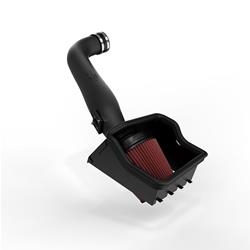 Air Intake, 57 Series FIPK, Polyethylene Tube, Black, Cotton Gauze Filter, Oiled, Red, with Clamps, Ford, Expedition, Lincoln, Navigator, 5.4L, Kit