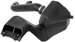Air Intake, 57 Series FIPK, Polyethylene Tube, Black, Cotton Gauze Filter, Oiled, Red, with Steel Clamps, Ford, F150, 5.0L, Kit