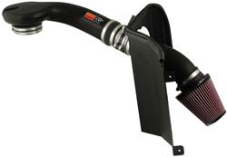 Air Intake, 57 Series FIPK, Polyethylene Tube, Black, Cotton Gauze Filter, Oiled, Red, with Clamps, Chevy, Blazer, S-10, GMC, Sonoma, Jimmy, 4.3L, Kit