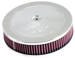 Flame Arrestor, Round Straight, Stainless Steel, Polished, 9.00 in. Diameter, 2.13 in. Tall, Cotton Gauze Arrestor, 5.13 in. Inlet, Each