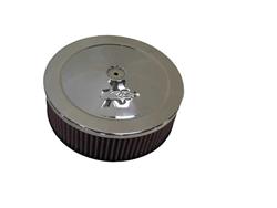 Flame Arrestor, Round Straight, Stainless Steel, Polished, 9.00 in. Diameter, 2.75 in. Tall, Cotton Gauze Arrestor, 5.13 in. Inlet, Each