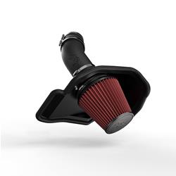 Air Intake, AirCharger, 63 Series, Polyethylene Tube, Black, Cotton Gauze Filter, Oiled, Red, Chrysler, 300, Dodge, Challenger, Charger, 6.4L, Kit