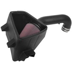 Air Intake, AirCharger, 63 Series, Polyethylene Tube, Black, Cotton Gauze Filter, Oiled, Red, Ram, 1500, 5.7L, Kit