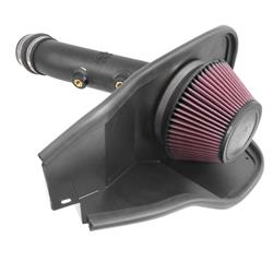 Air Intake, AirCharger, 63 Series, Polyethylene Tube, Black, Cotton Gauze Filter, Oiled, Red, Ford, Fusion 1.5L, Kit