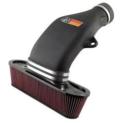 Air Intake, AirCharger, 63 Series, Polyethylene Tube, Black, Cotton Gauze Filter, Oiled, Chevy, Corvette Z06, 7.0L, Kit