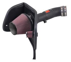 Air Intake, AirCharger, 63 Series, Polyethylene Tube, Black, Cotton Gauze Filter, Oiled, Red, Chevy, Colorado, GMC, Canyon, Hummer, H3, 3.7L, Kit