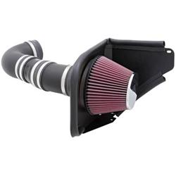 Air Intake, AirCharger, 63 Series, Polyethylene Tube, Black, Cotton Gauze Filter, Oiled, Red, Chevy, Holden, Pontiac, 6.0L, 6.2L, Kit