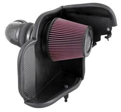 Air Intake, AirCharger, 63 Series, Carbon Fiber Tube, Cotton Gauze Filter, Oiled, Red, Chevy, Small Block LS, Kit