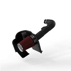 Air Intake, AirCharger, 63 Series, Polyethylene Tube, Black, Cotton Gauze Filter, Oiled, Red, Chevy, GMC, 1500, 4.3L, Kit
