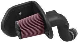 Air Intake, AirCharger, 63 Series, Polyethylene Tube, Black, Cotton Gauze Filter, Oiled, Red, Chevy, Holden, Opel, 2.0L, Kit