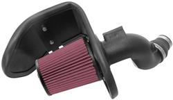 Air Intake, AirCharger, 63 Series, Polyethylene Tube, Black, Cotton Gauze Filter, Oiled, Red, Chevy, Malibu, 1.5L, Kit