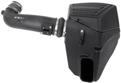 Air Intake, AirCharger, 63 Series, Polyethylene Tube and Air Box, Black, Cotton Gauze Filter, Oiled, Red, Chevy, GMC, 1500, 4.3L, Kit