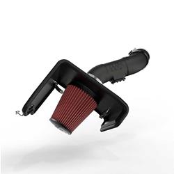 Air Intake, AirCharger, 63 Series, Polyethylene Tube, Black, Cotton Gauze Filter, Oiled, Red, Toyota, Sequoia, Tundra, 5.7L, Kit