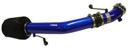 Air Intake, Typhoon, 69 Series, Aluminum Tube, Blue, Cotton Gauze Filter, Oiled, Red, for use on Acura®, TL, 3.2L, Kit
