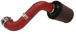 Air Intake, Typhoon, 69 Series, Aluminum Tube, Wrinkled Red, Cotton Gauze Filter, Red, for use on Acura®, RSX, for use on Honda®, Civic, 2.0L, Kit