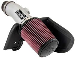 Air Intake, Typhoon 69 Series, Aluminum Tube, Silver, Cotton Gauze Filter, Red, for use on Acura®, for use on Honda®, V6, Kit