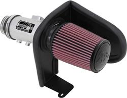 Air Intake, Typhoon, 69 Series, Aluminum Tube, Silver, Cotton Gauze Filter, Oiled, Red, for use on Acura®, for use on Honda®, V6, Kit