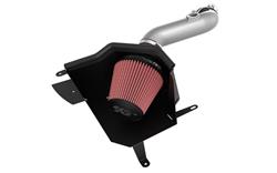 Air Intake, Typhoon, 69 Series, Aluminum Tube, Gunmetal Gray, Cotton Gauze Filter, Oiled, Red, for use on Honda®, Civic, 2.0L, Kit