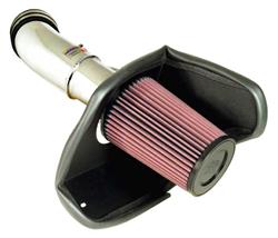 Air Intake, Typhoon, 69 Series, Aluminum Tube, Polished, Cotton Gauze Filter, Oiled, Red, Ford, Thunderbird, Lincoln, LS, 3.9L, Kit